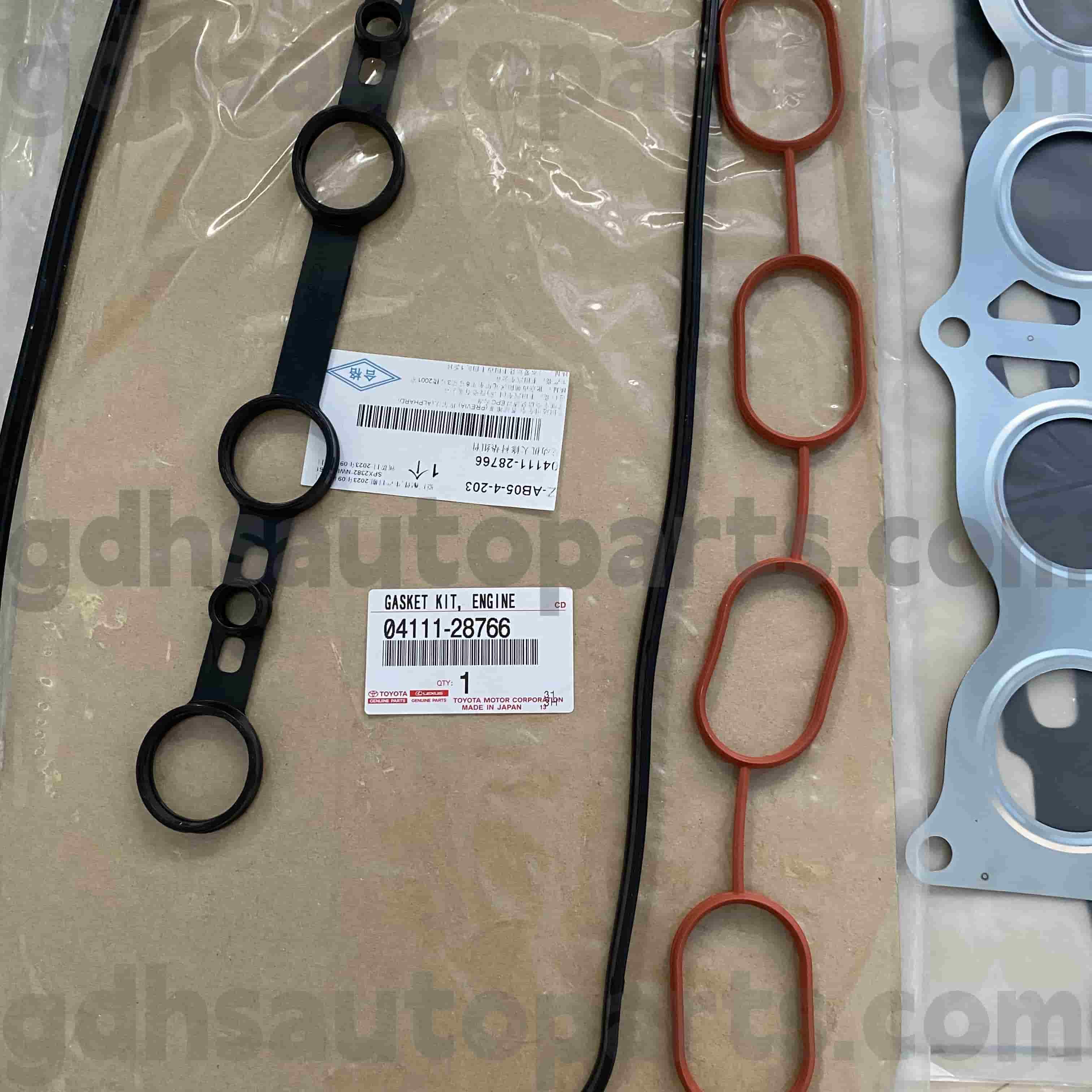 04111-28766 Toyota TOYOTA ORISTNI PERTS ENGION MOTOR KIT ZA PRETIA, ESTA, ALPHARD