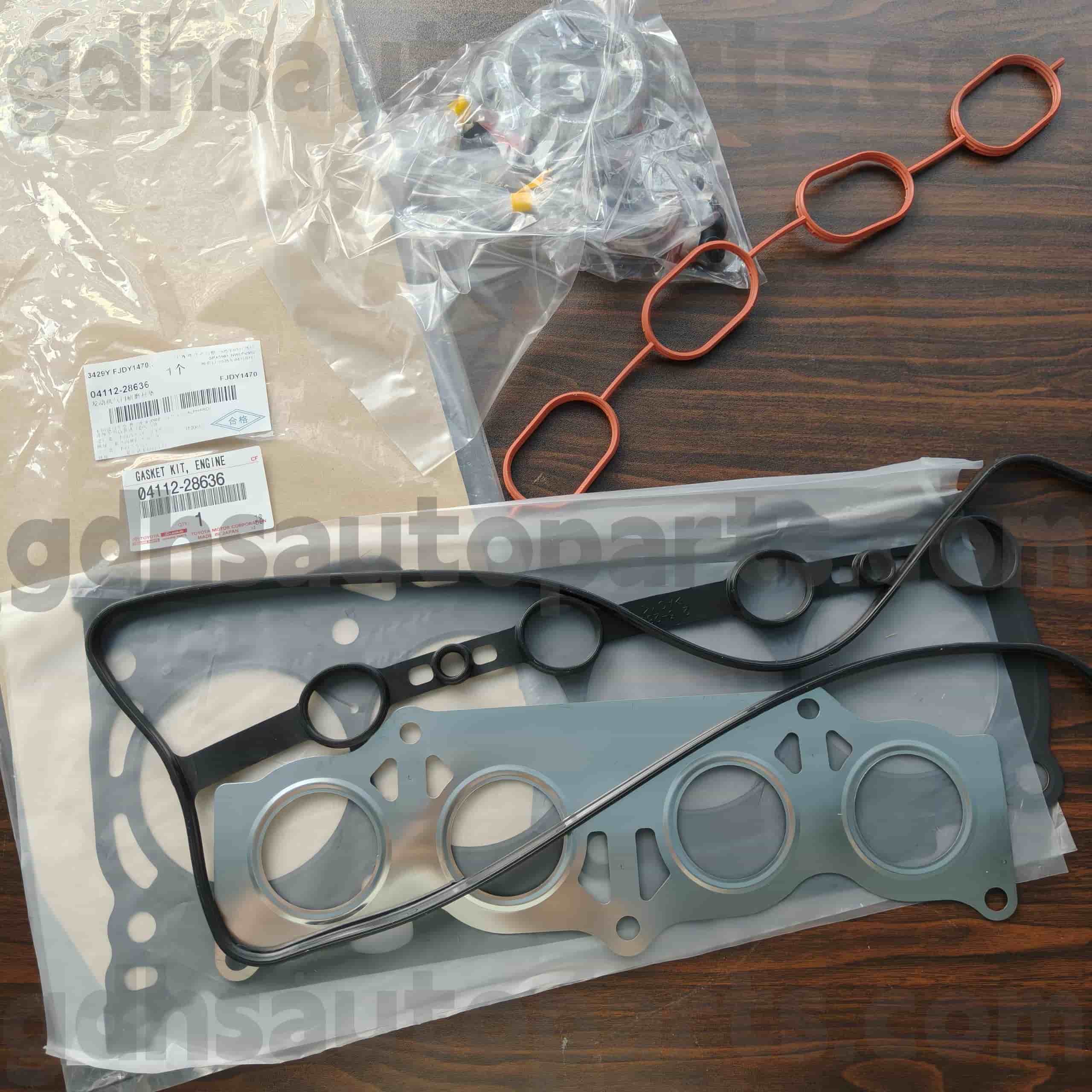 04112-28636 TOYOTA KIT TOYOTA Originalni del Motor-Up komplet za Previa/Tarago, Estima, Alphard