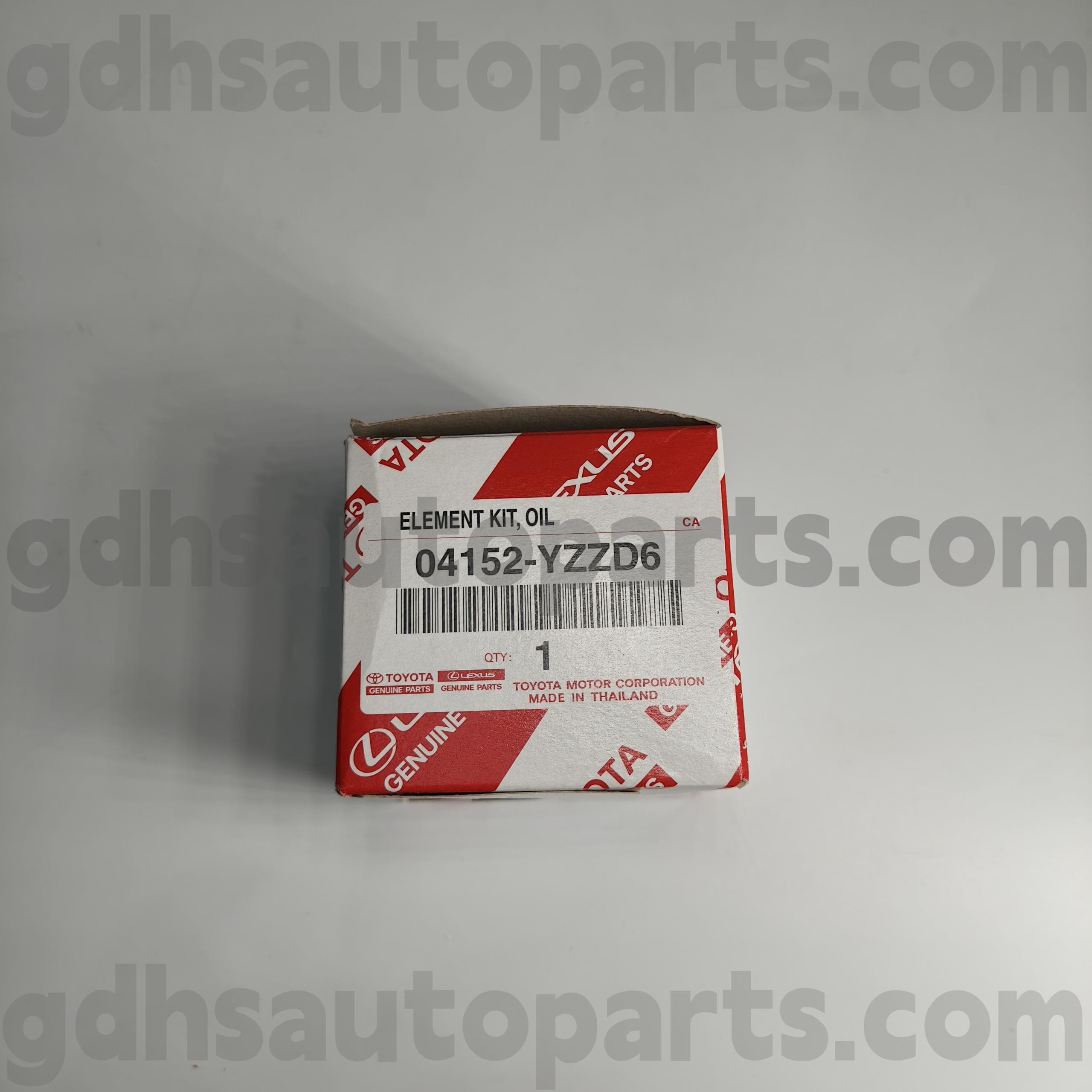 04152-YZZD6 Toyota oljni filter oljnih delov za Toyoto
