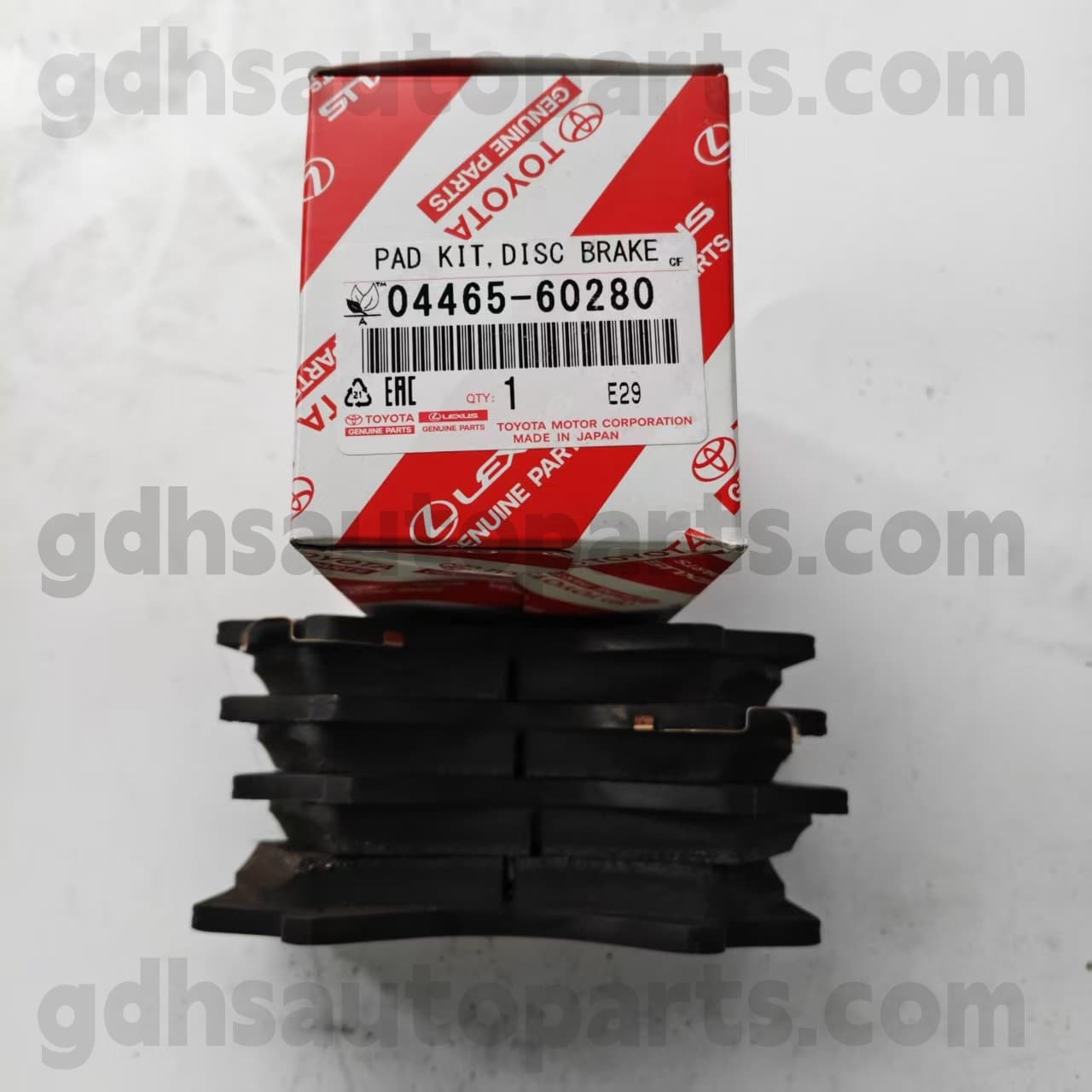 04465-60280 TOYOTA Originalni deli sprednja zavorna ploščica za kopenski križar 、 LX450D/460/570 CHASSIS št. UZJ200