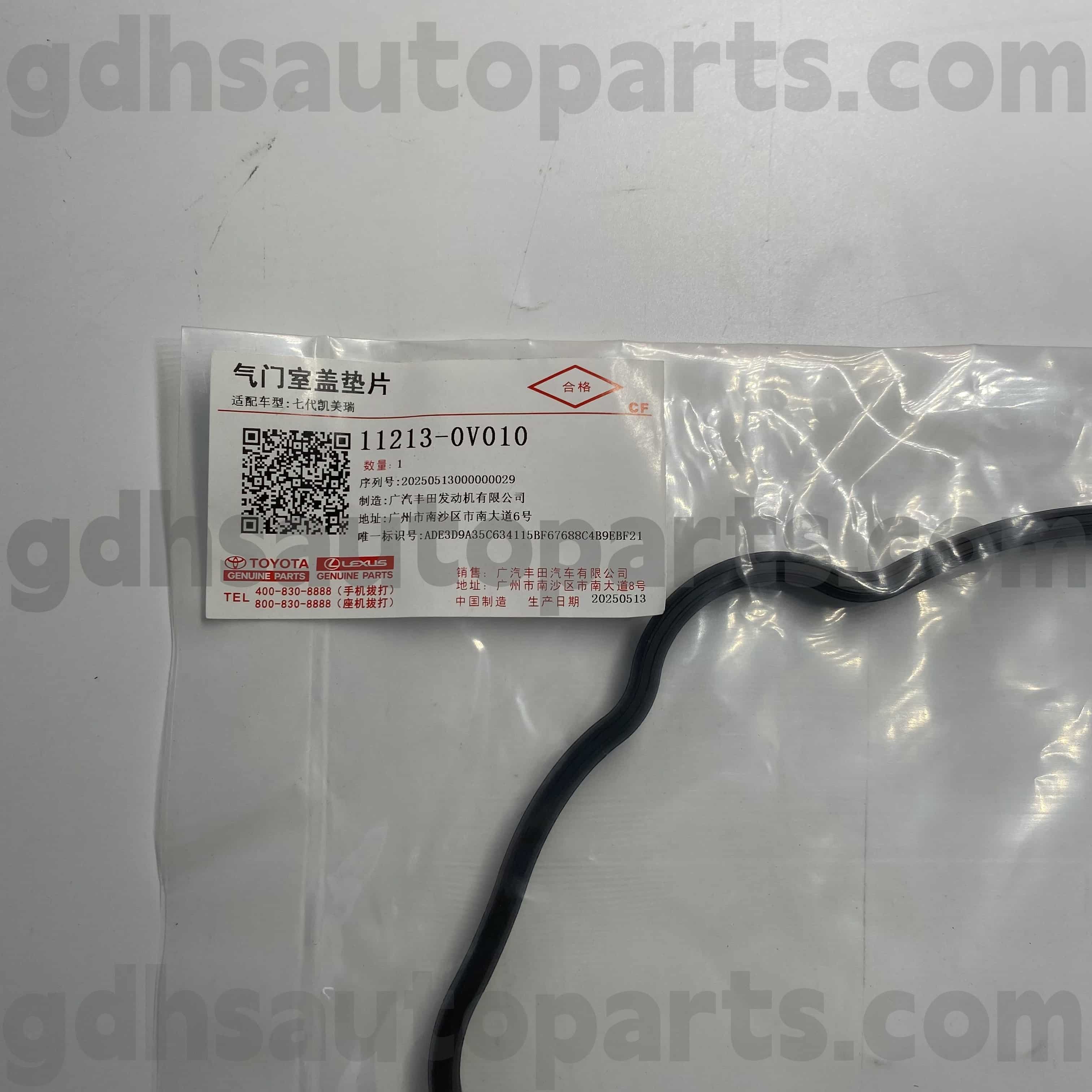11213-0V010 Toyota Priristni deli ventila za ventil Gumijasti obroč za Camry/Hybrid ， RAV4 Chassis NO.5arfe..ASA44