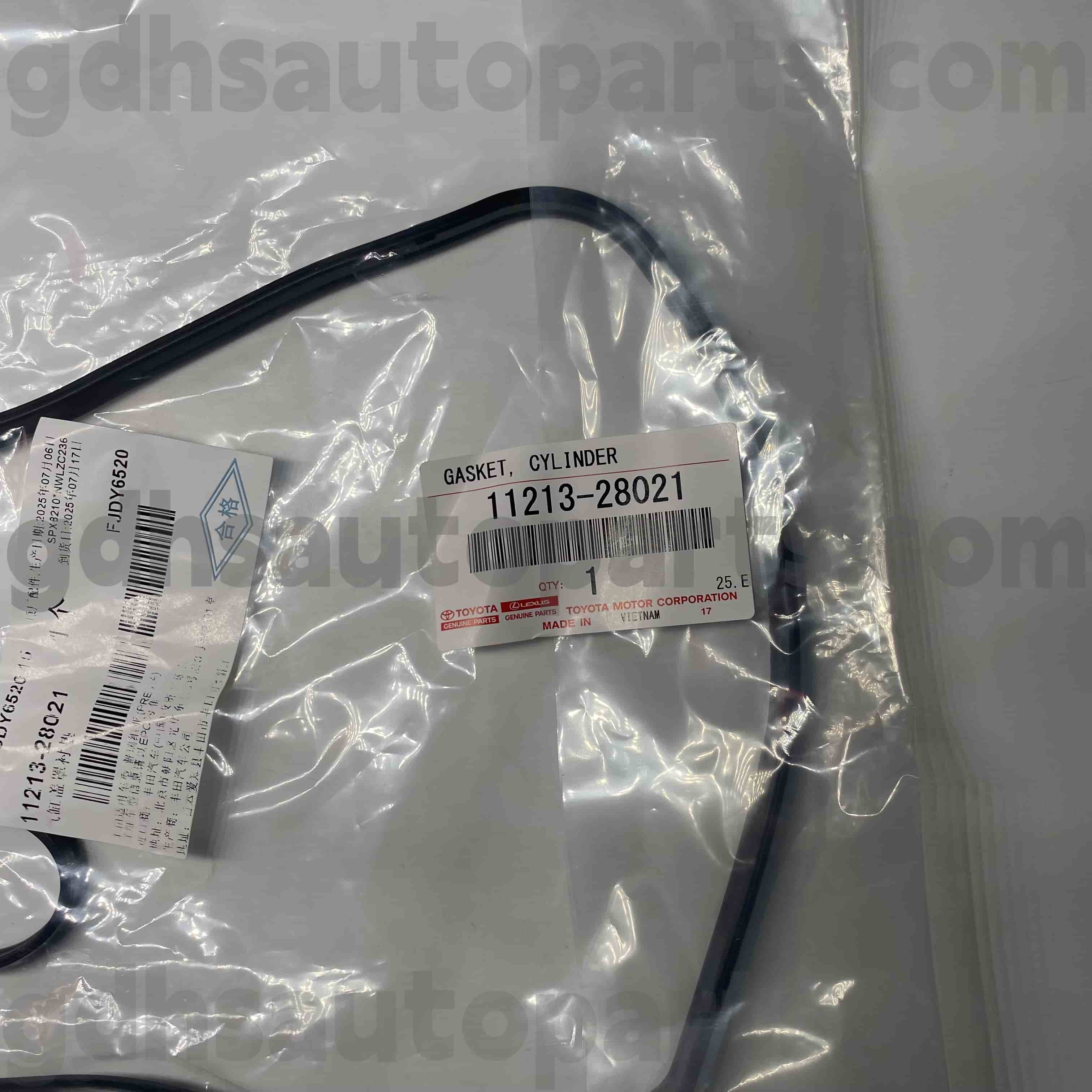 11213-28021 Toyota Originalni deli ventila za ventil Gumijasti obroč za RAV4, Previa, Harrier Chassis št. ACR# ACV3#/4#