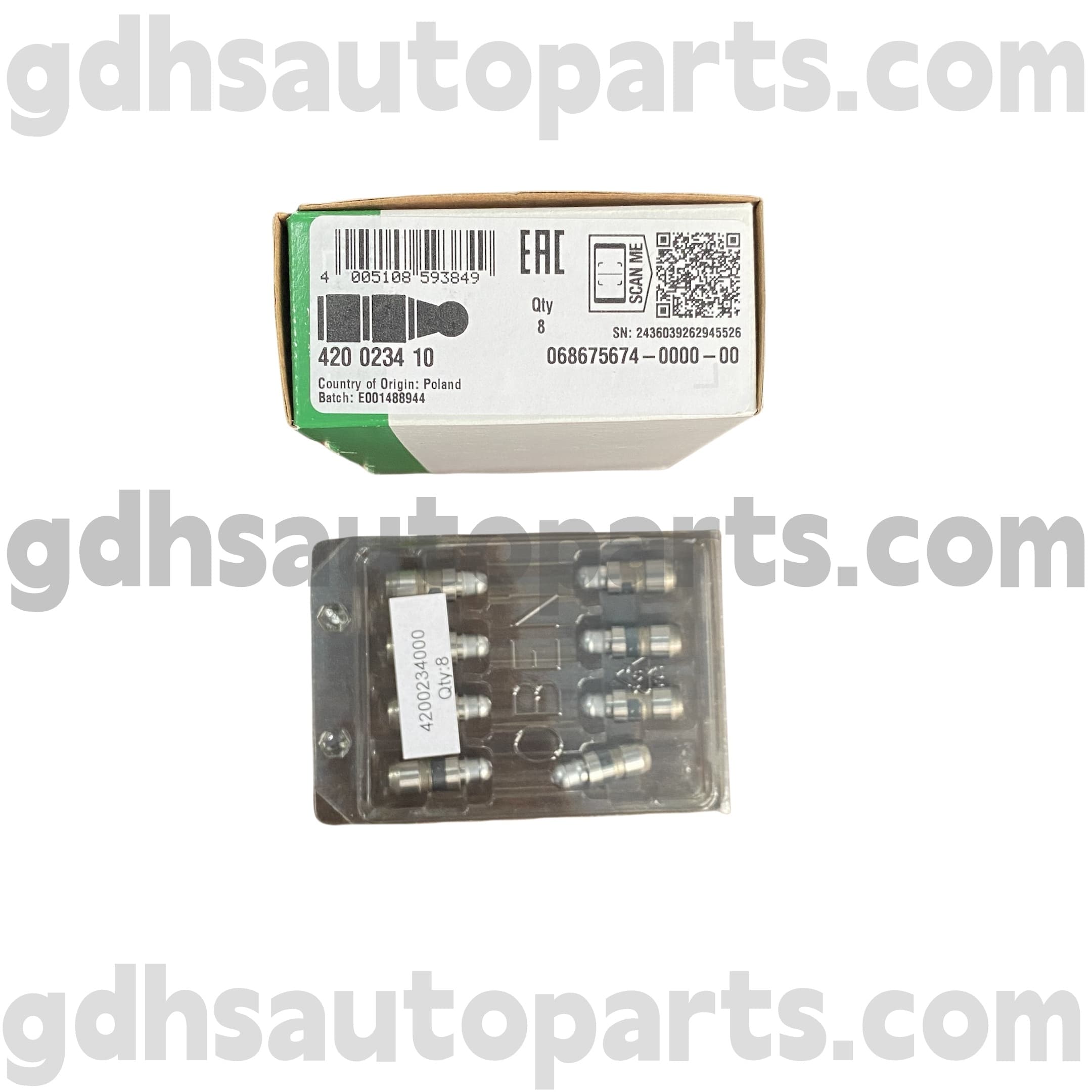 4200234100 Schaeffler Ina Valve Lifter za Range Rover Evoque, Land Rover Discovery Sport OE št. LR004168