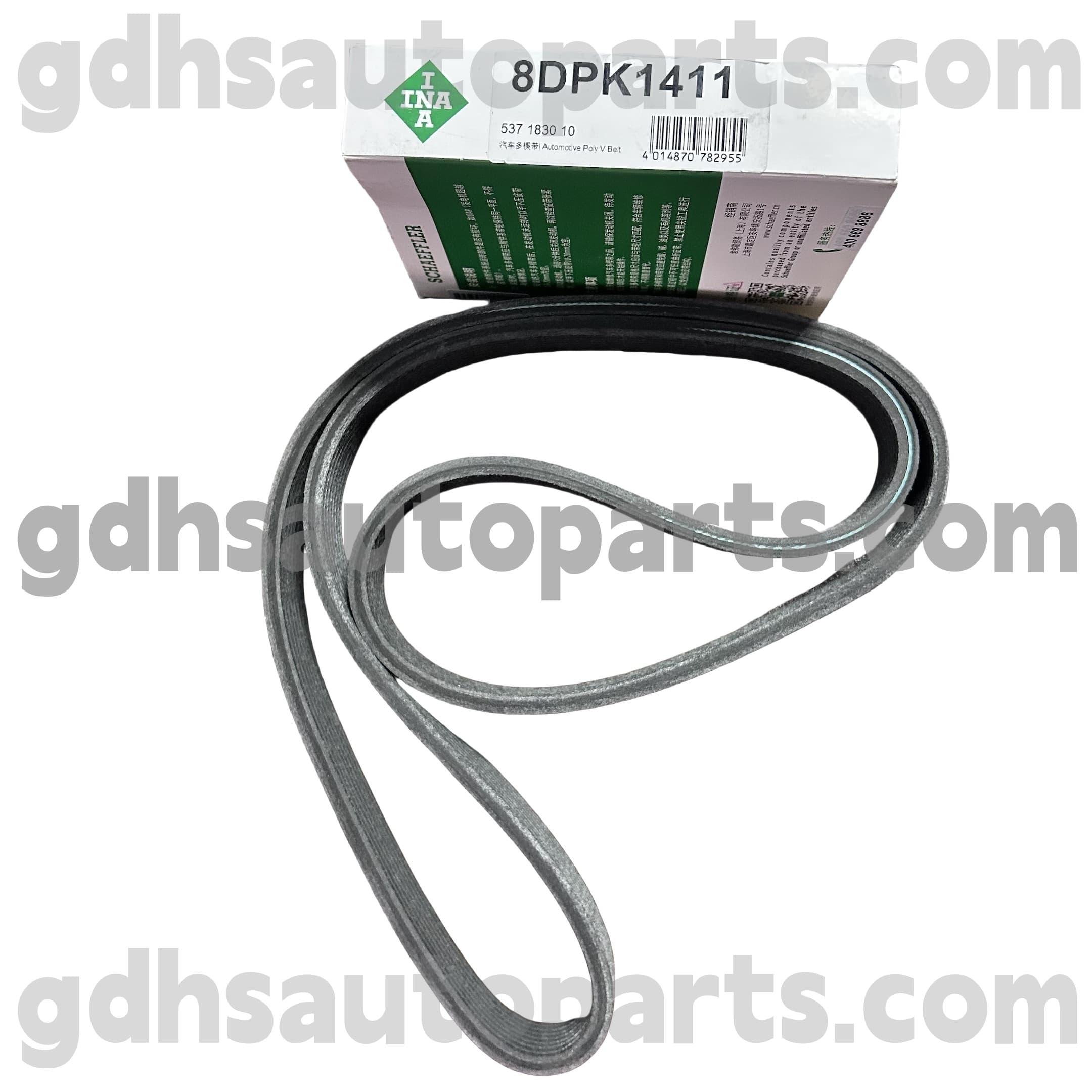 5371830100 Schaeffler Ina Supercharger Drive Belt za Jaguar XJ, Jaguar XF, Jaguar XE, Jaguar XK, F-Type, F-Pace OE št. C2D39175