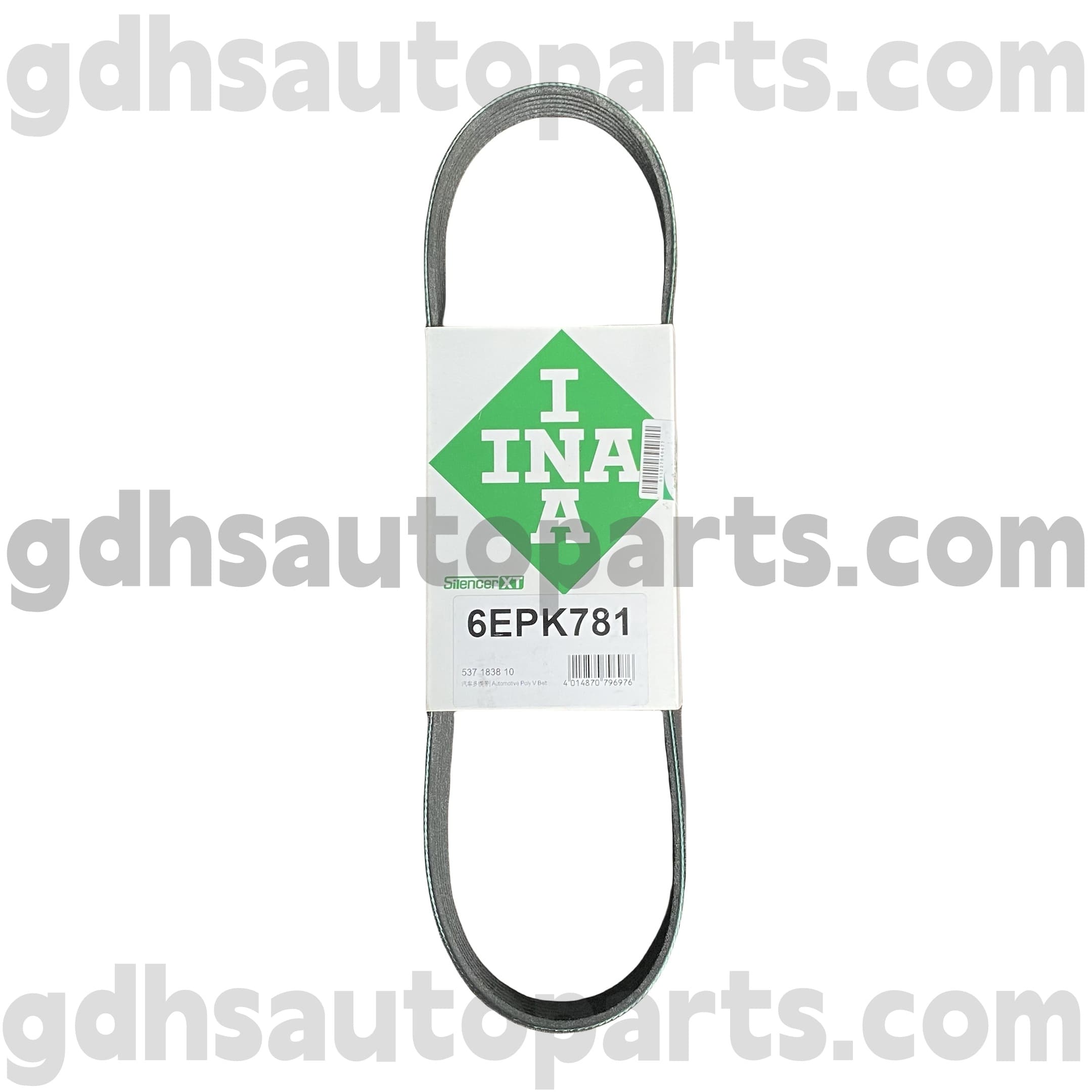 5371838100 Schaeffler Ina Drive Belt za Range Rover, Range Rover Sport, Land Rover Discovery 4, New Defender OE št. L123070