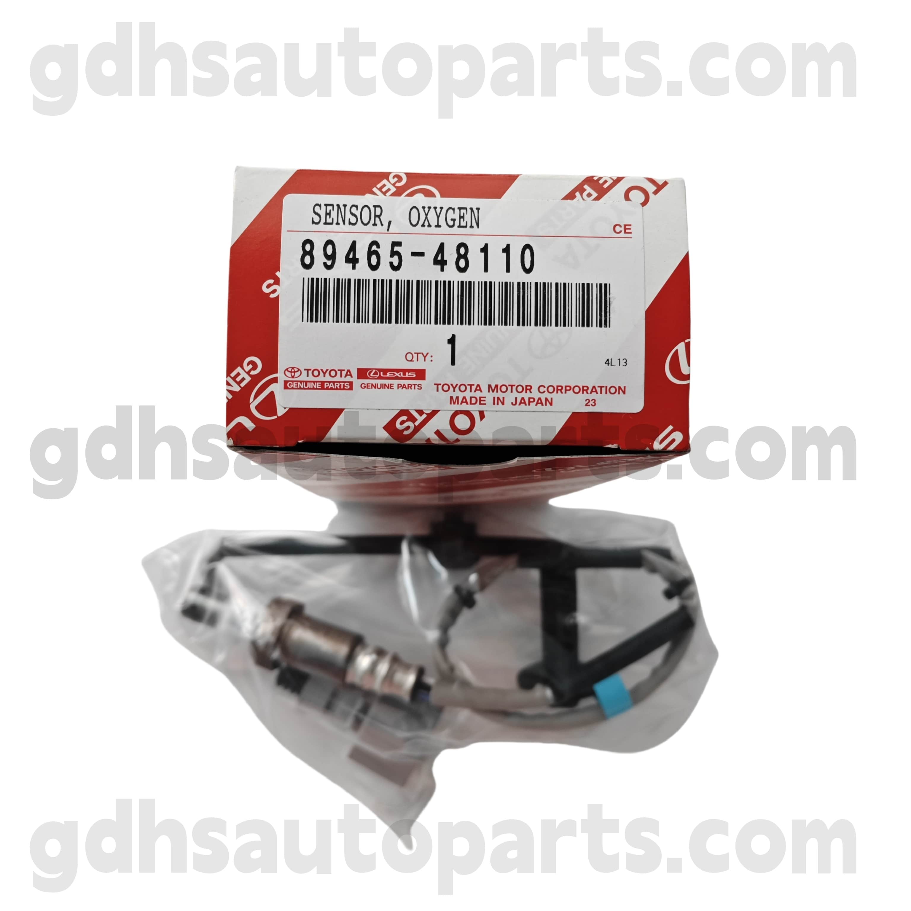 89465-48110 Toyota Originalni deli Zadnji senzor za kisik za Harrier 、 Highlander 、 Lexus RX300/330/350 Chassis št. Gsu4#