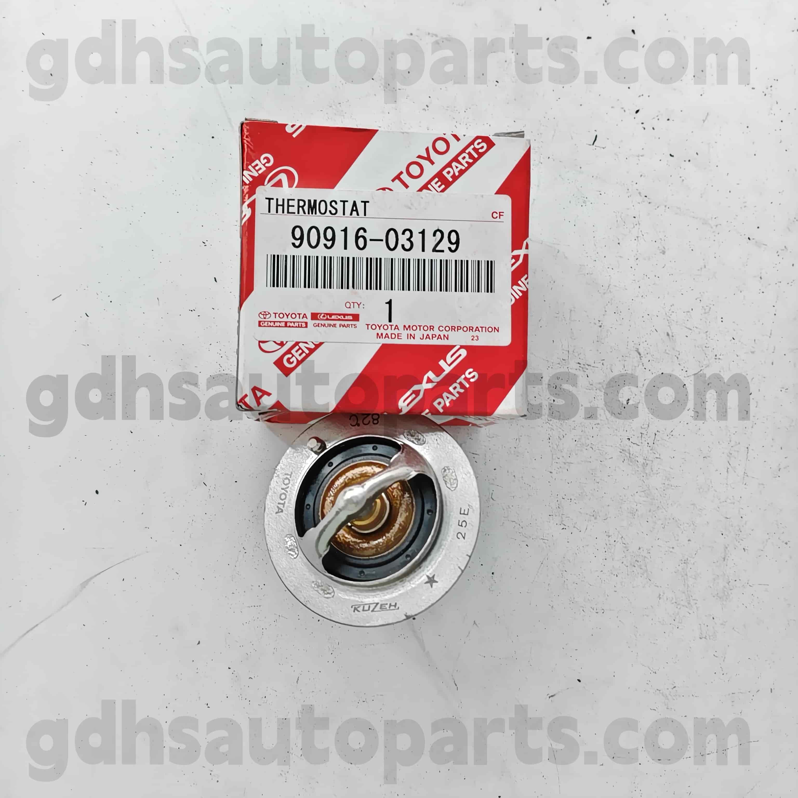90916-03129 TERMOSTAT TERMOSTAT TOYOTA TERMOSTAT za Camry 、 Lexus ES2 ##/350/300H 、 Corolla Sed 、 Hilux 、 Rav4 Št. 2AZFE..ACU2#