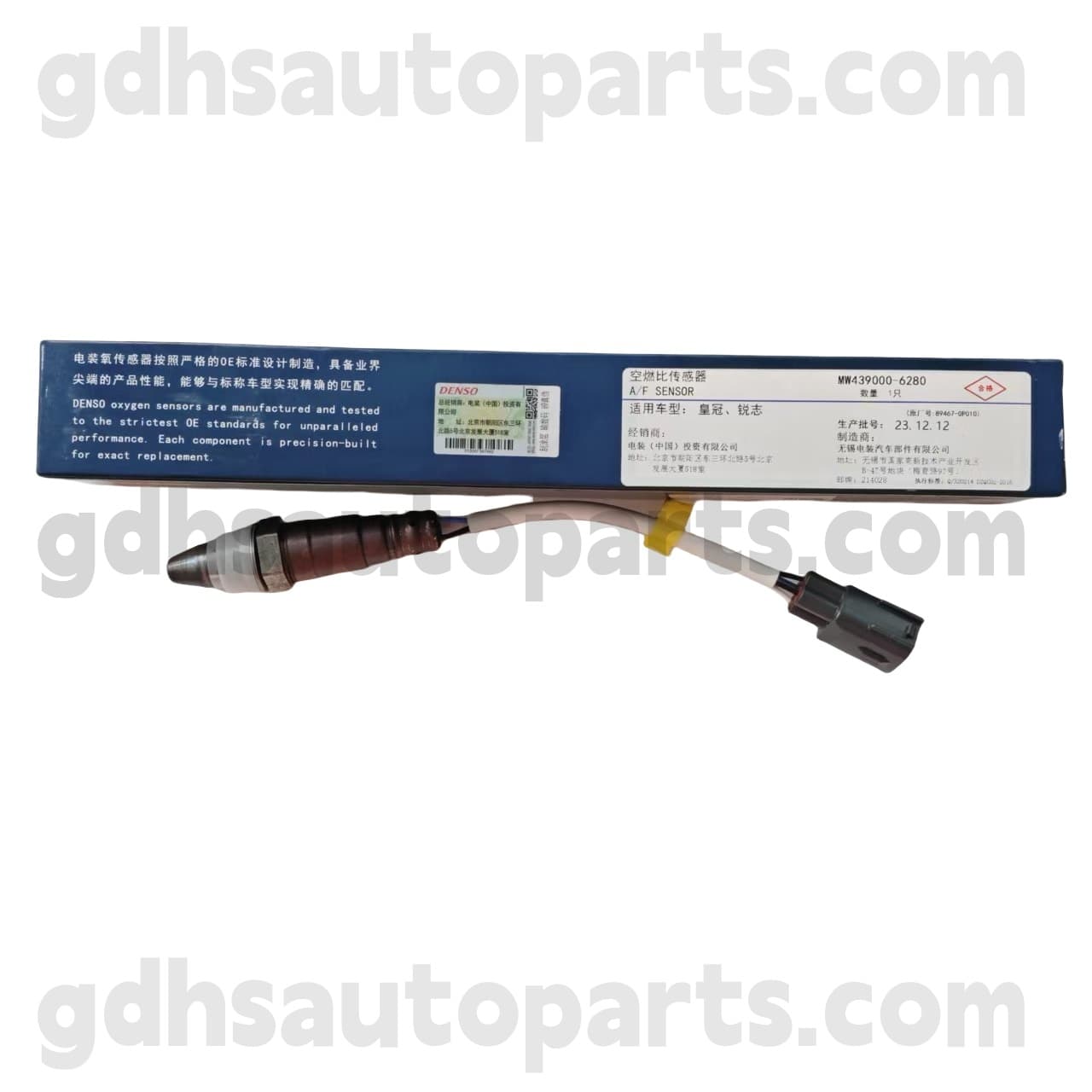 MW439000-6280 Toyota Originalni deli sprednji kisik senzor za Reiz 、 Crown Chassis št. GRS218 OE št. 89467-0P010