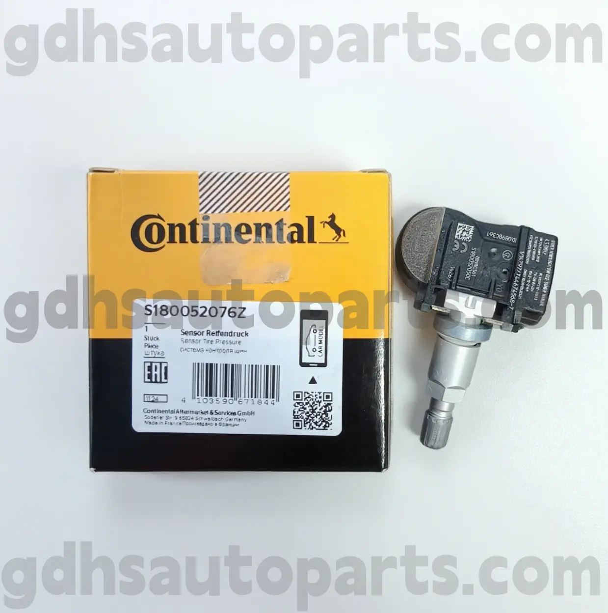 S180052076Z Senzor za spremljanje tlaka v celinskih pnevmatikah za Range Rover, Range Rover Sport, Land Rover Discovery 4, Range Rover Velar OE št. LR070840